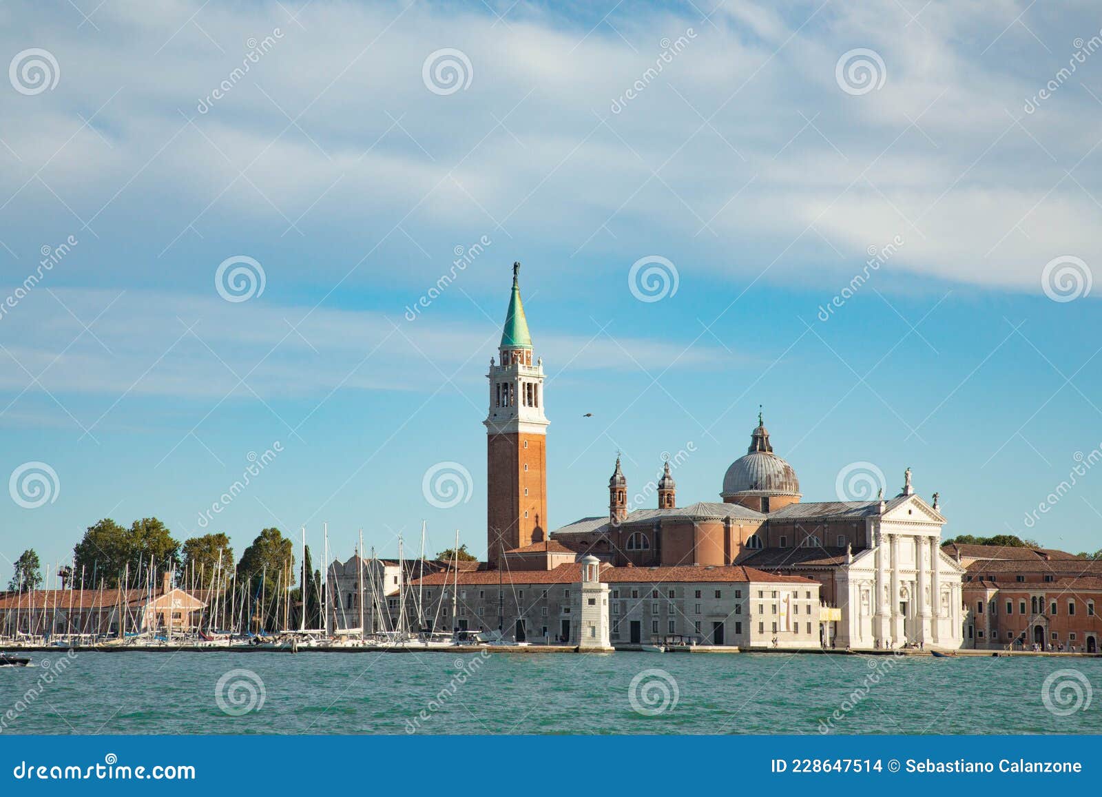 venezia - chiesa del santissimo redentore al tramonto